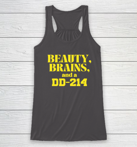 Beauty Brains And A DD-214 Racerback Tank 6