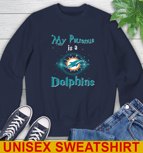 NFL Football Harry Potter My Patronus Is A Miami Dolphins Sweatshirt 2