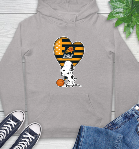 Phoenix Suns NBA Basketball The Peanuts Movie Adorable Snoopy Hoodie 12