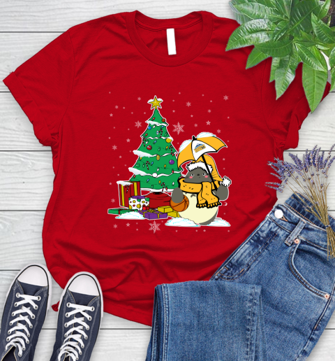 Denver Nuggets NBA Basketball Cute Tonari No Totoro Christmas Sports Women's T-Shirt 13