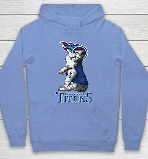 NFL Football My Cat Loves Tennessee Titans Hoodie 8