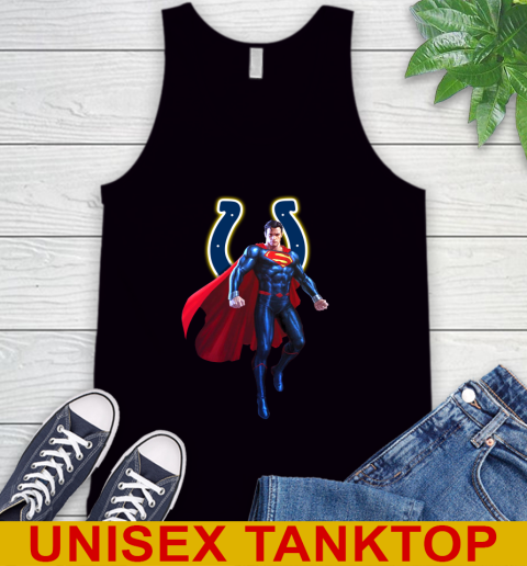 NFL Superman DC Sports Football Indianapolis Colts Tank Top 2