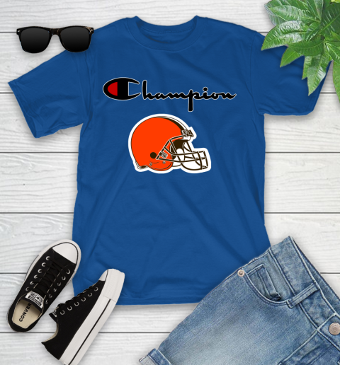 NFL Football Cleveland Browns Champion Shirt Youth T-Shirt 6