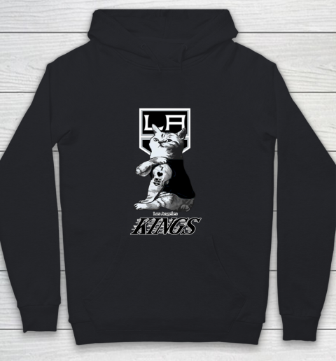 NHL My Cat Loves Los Angeles Kings Hockey Youth Hoodie