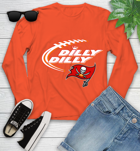 NFL Tampa Bay Buccaneers Dilly Dilly Football Sports Youth Long Sleeve 4
