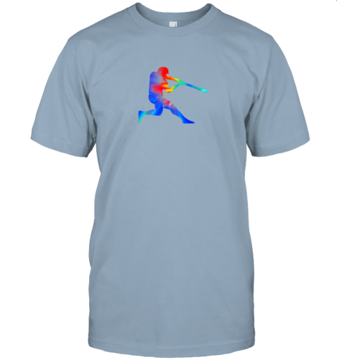 wojr tie dye baseball batter shirt retro player coach boys gifts jersey t shirt 60 front light blue
