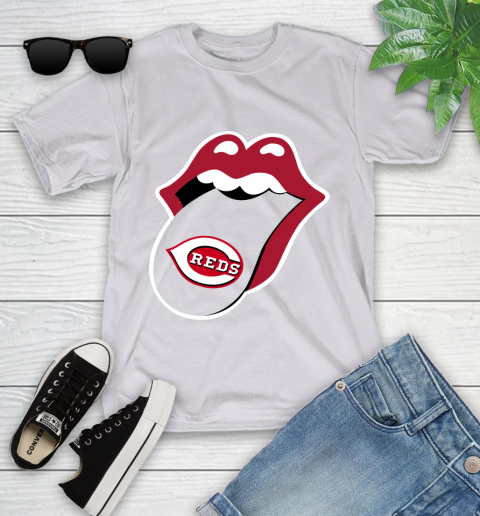 Cincinnati Reds MLB Baseball Lips I Root For My Team Adoring Fan 106