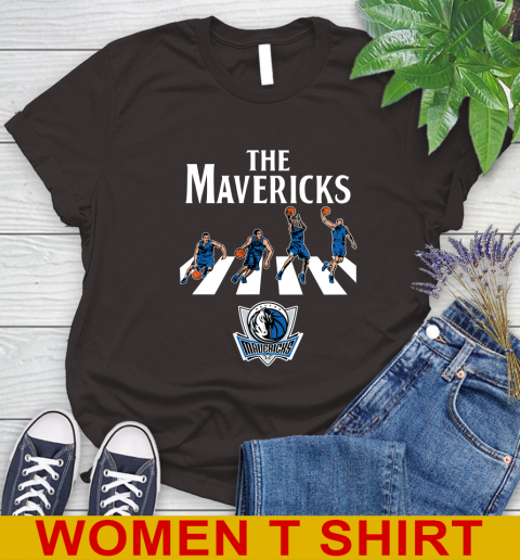 NBA Basketball Dallas Mavericks The Beatles Rock Band Shirt Women's T-Shirt 9