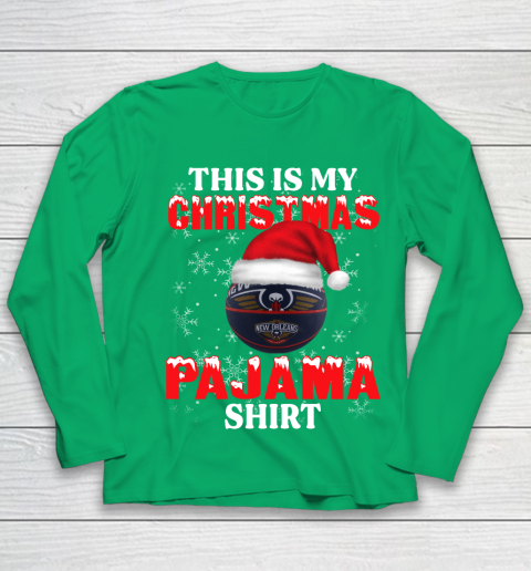 New Orleans Pelicans This Is My Christmas Pajama Shirt NBA Youth Long Sleeve 5 New Orleans Pelicans This Is My Christmas Pajama Shirt NBA Youth Long Sleeve - Image 5