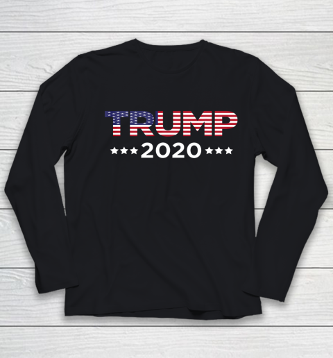 I Love Trump Supporter Trump Support Donald Trump 2020 Youth Long Sleeve