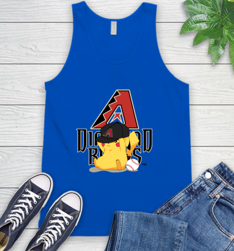 MLB Pikachu Baseball Sports Arizona Diamondbacks Tank Top 5