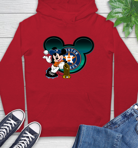 MLB Houston Astros The Commissioner's Trophy Mickey Mouse Disney Hoodie 10