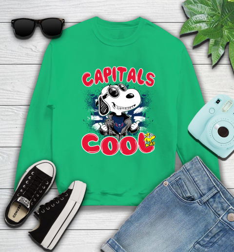 NHL Hockey Washington Capitals Cool Snoopy Shirt Sweatshirt - Image 8