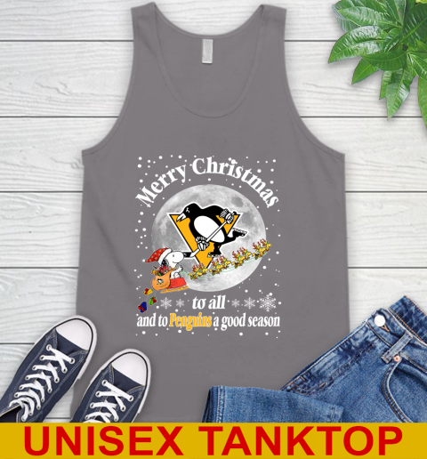Pittsburgh Penguins Merry Christmas To All And To Penguins A Good Season NHL Hockey Sports Tank Top 6