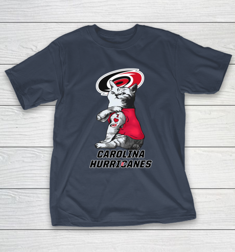 NHL My Cat Loves Carolina Hurricanes Hockey T-Shirt 3