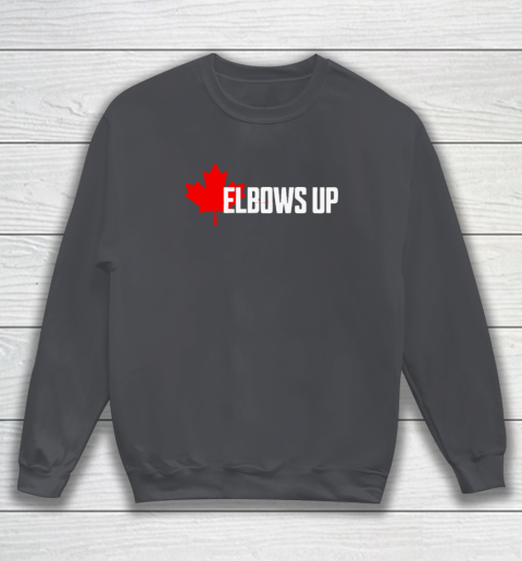 Elbows Up Canada True North Strong and Free Proud Canadian Sweatshirt 3