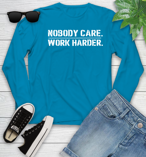 Lamar Jackson Nobody Cares Work Harder Youth Long Sleeve 8
