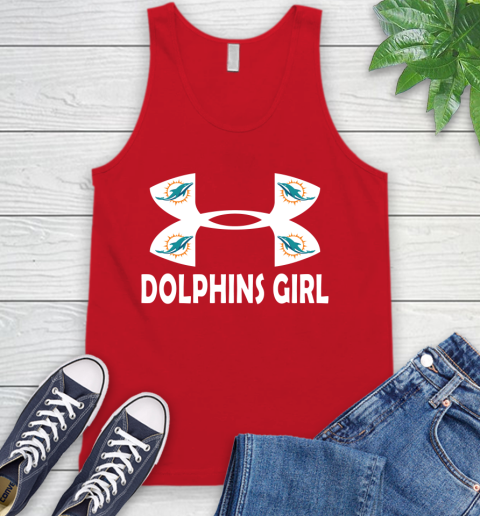 NFL Miami Dolphins Girl Under Armour Football Sports Tank Top 5