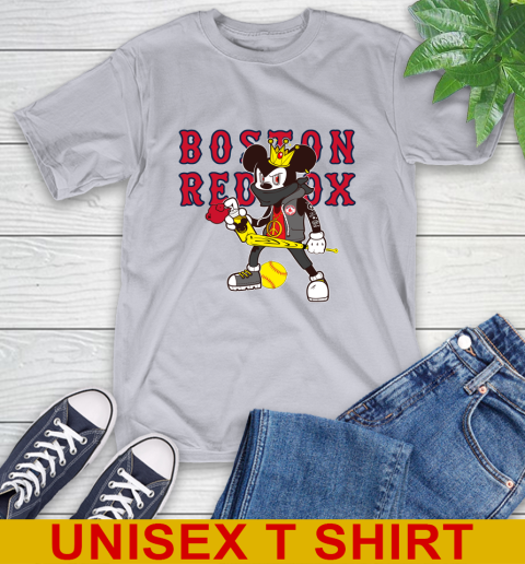 Boston Red Sox MLB Baseball Mickey Peace Sign Sports T-Shirt 6