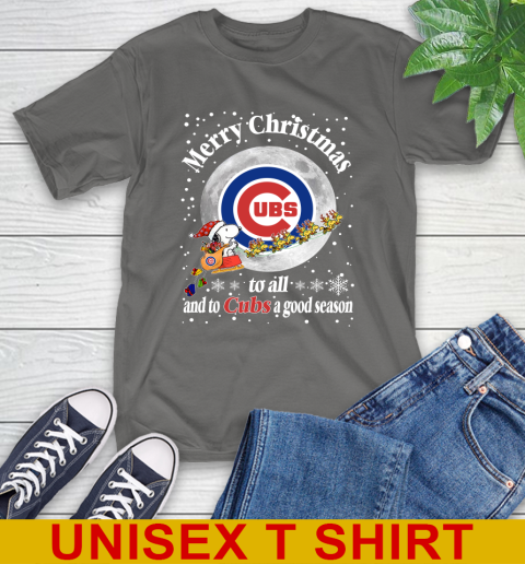 Chicago Cubs Merry Christmas To All And To Cubs A Good Season MLB Baseball Sports T-Shirt 10
