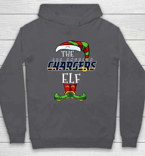 Los Angeles Chargers Christmas ELF Funny NFL Hoodie 4