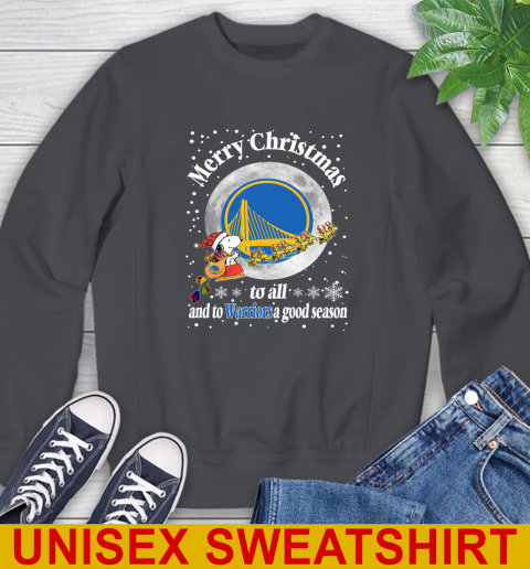 Golden State Warriors Merry Christmas To All And To Warriors A Good Season NBA Basketball Sports Sweatshirt 7