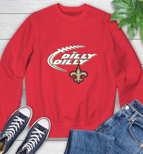 NFL New Orleans Saints Dilly Dilly Football Sports Sweatshirt 10