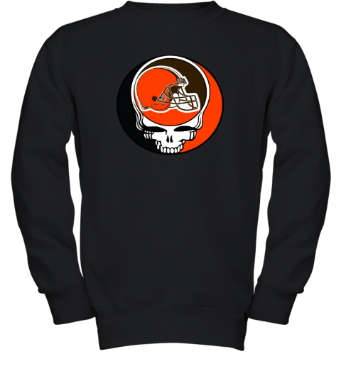 Cleveland Browns x Grateful Dead Youth Crewneck Sweatshirt