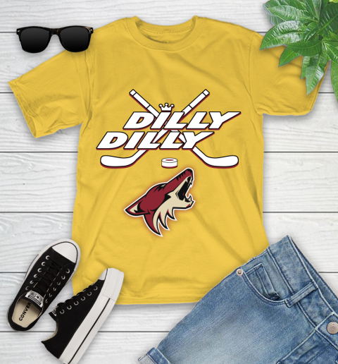 NHL Arizona Coyotes Dilly Dilly Hockey Sports Youth T-Shirt 8