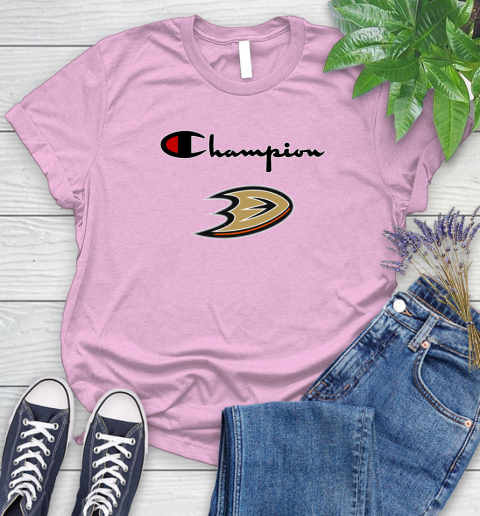 NHL Hockey Anaheim Ducks Champion Shirt Women's T-Shirt 8