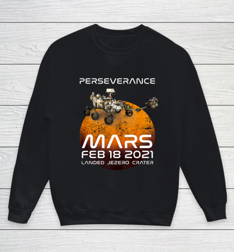 Perseverance Mars Rover Landing 2021 Nasa Mission Youth Sweatshirt