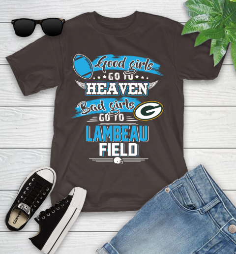 Green Bay Packers NFL Bad Girls Go To Lambeau Field Shirt Youth T-Shirt 7