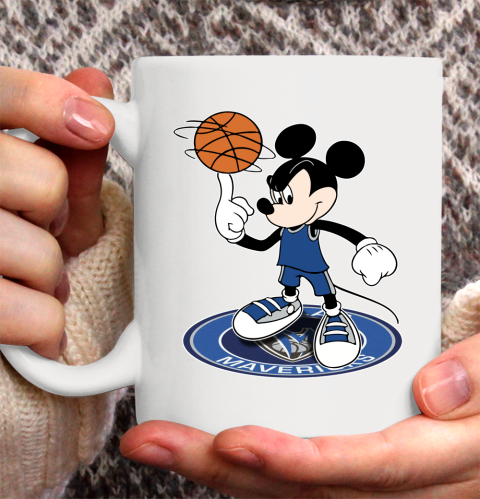 NBA Basketball Dallas Mavericks Cheerful Mickey Disney Shirt Ceramic Mug 15oz 2