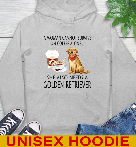 Women cannot survive on coffee alone she also need a GOLDEN tshirt 16
