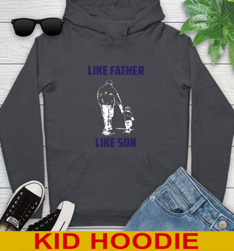 Baltimore Ravens NFL Football Like Father Like Son Sports Youth Hoodie 9