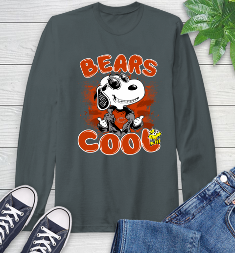 NFL Football Chicago Bears Cool Snoopy Shirt Long Sleeve T-Shirt 7