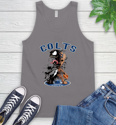 NFL Indianapolis Colts Football Venom Groot Guardians Of The Galaxy Tank Top 7