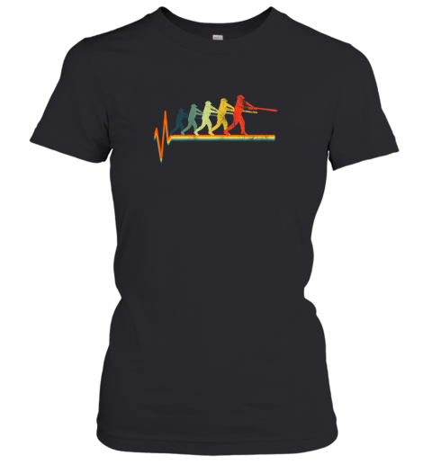 Baseball Shirt Heartbeat Shirt Heart Frequency Women's T-Shirt