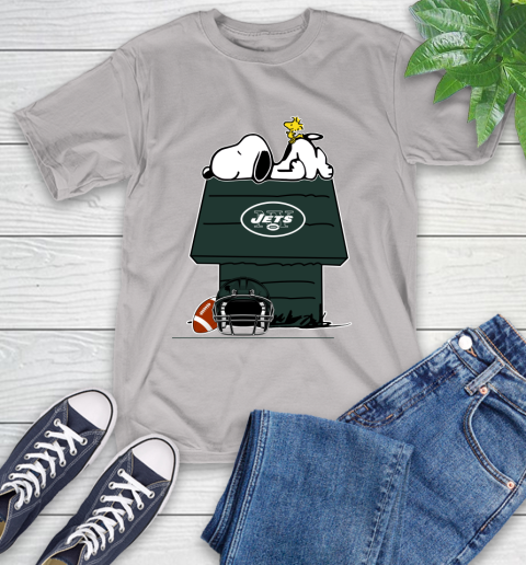 New York Jets NFL Football Snoopy Woodstock The Peanuts Movie T-Shirt 12