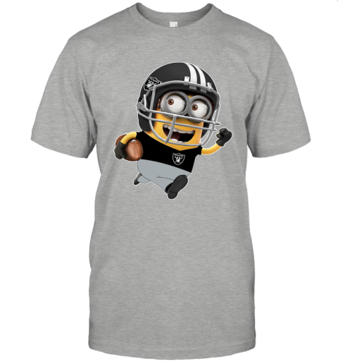NFL Oakland Raiders Minions Disney Football Sports mZMywW3wFNL classic t shirt 2 95 151514 front ash