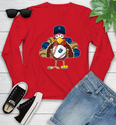 Kansas City Royals Turkey thanksgiving Youth Long Sleeve 11