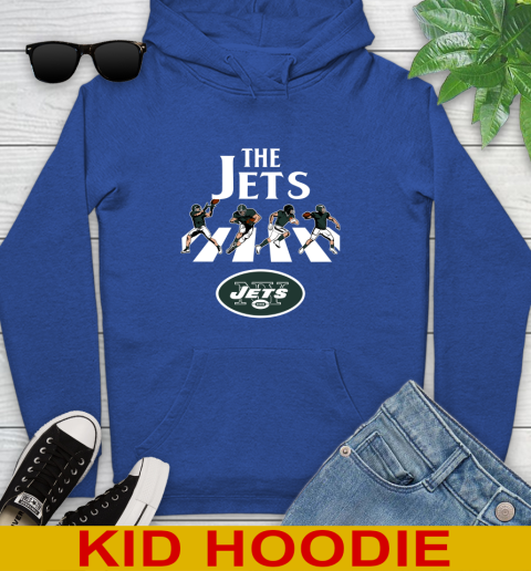 NFL Football New York Jets The Beatles Rock Band Shirt Youth Hoodie 10