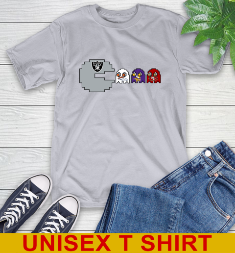 Oakland Raiders NFL Football Pac Man Champion T-Shirt 6