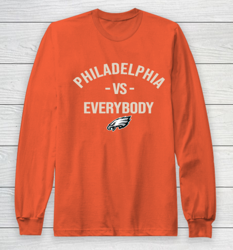 Philadelphia Eagles Vs Everybody Long Sleeve T-Shirt 3