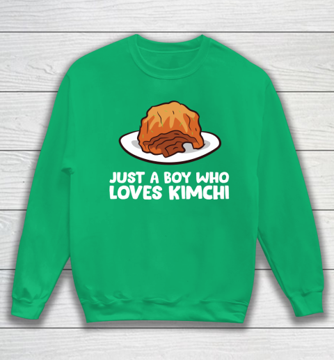 Just a Boy Who Loves Kimchis Funny Kimchi Sweatshirt 5
