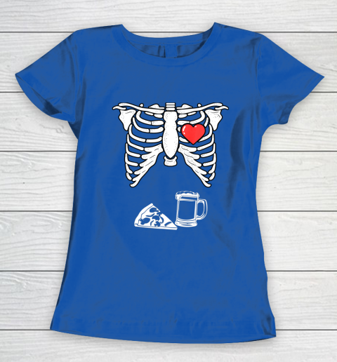 Skeleton Beer Xray Pregnancy Announcement Dad Tshirt