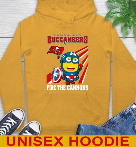 NFL Football Tampa Bay Buccaneers Captain America Marvel Avengers Minion Shirt Hoodie 2