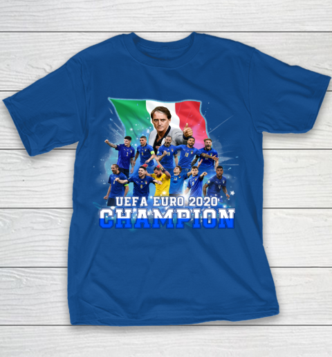 Italy European Champions 2020 Team Youth T-Shirt 6