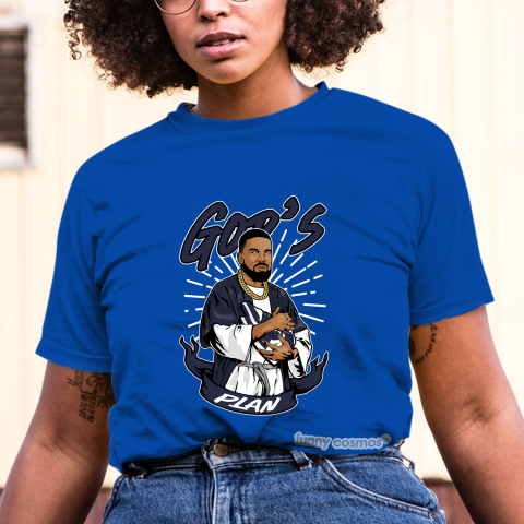 Air Jordan 1 Midnight Navy Matching Sneaker Tshirt Frake God's Plan Navy and White Jordan Tshirt