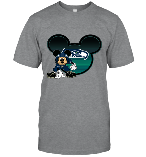 Seattle Seahawks NFL Football Dabbing Mickey Disney Sports T Shirt